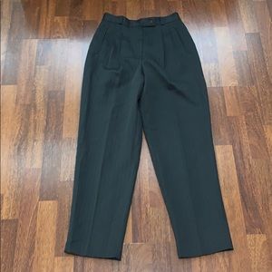Dark grey vintage high waist trousers
